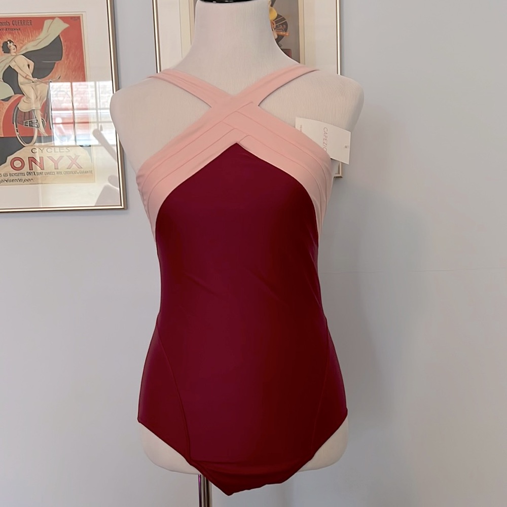 Capezio Milan Mock Halter bodysuit L
